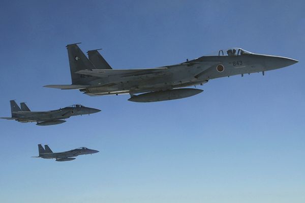 Napięta sytuacja między Japonią i Chinami - 306 interwencji japońskich myśliwców