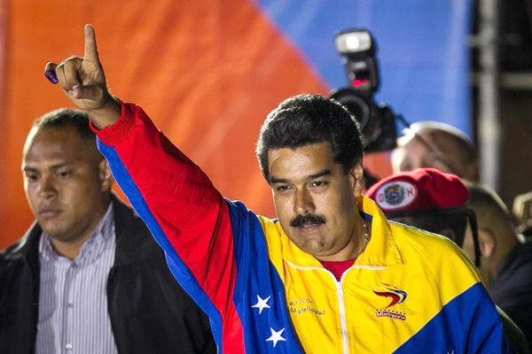 Nicolas Maduro ogłosił swe zwycięstwo w wyborach w Wenezueli