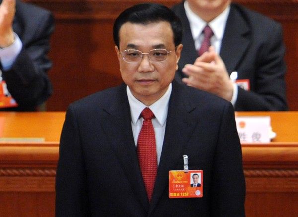 Li Keqiang został premierem Chin