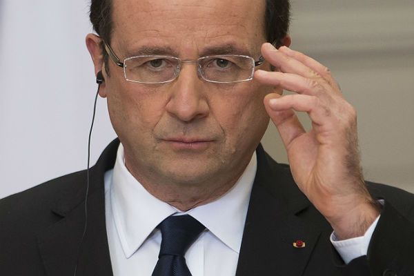 Prezydent Francois Hollande z wizytą w Berlinie