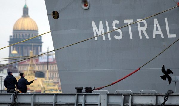 Szef francuskiego MSZ: Umowa w sprawie "Mistrali" nadal zawieszona