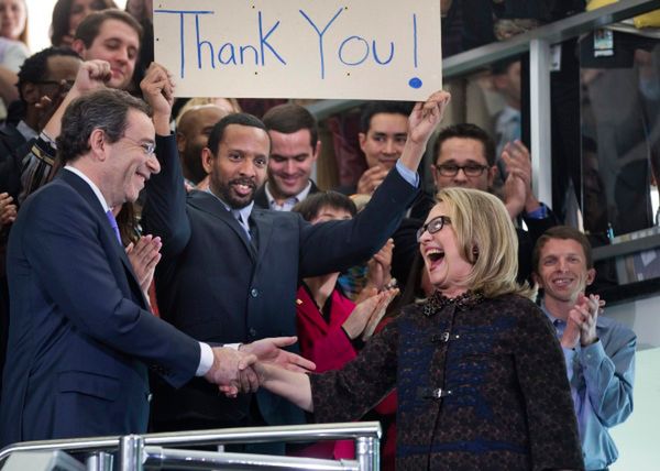Hillary Clinton pożegnała się z Departamentem Stanu