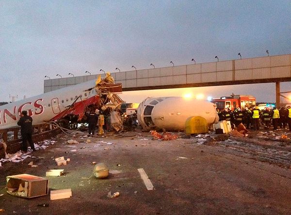 Katastrofa samolotu Tu-204 na lotnisku Wnukowo w Moskwie - zginęły cztery osoby