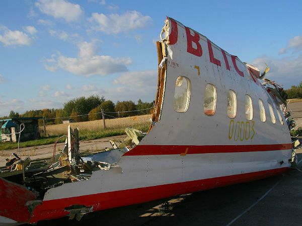 Rosja przekazała polskim prokuratorom próbki z wraku Tu-154