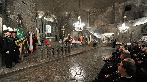 Obchody Barbórki w Wieliczce