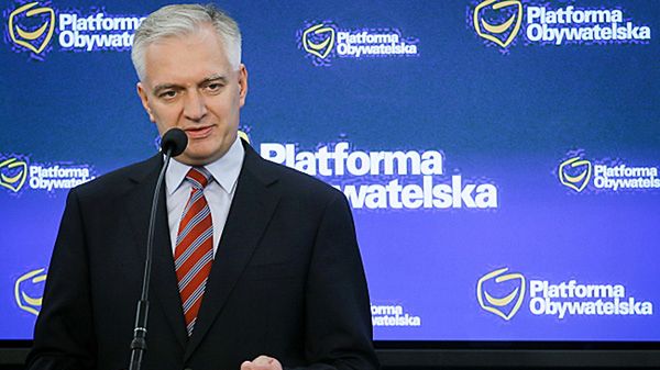 Poseł PO Jarosław Gowin