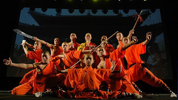 Uczniowie klasztoru Shaolin