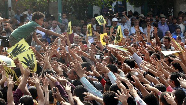 Protest w Kairze