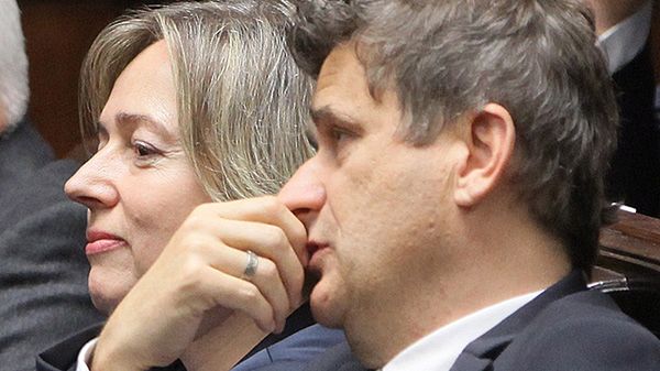 Wanda Nowicka i Janusz Palikot