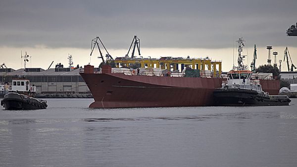 Fot. archiwalne z 2009r. Uroczyste wodowanie korwety w Stoczni Marynarki Wojennej w Gdyni