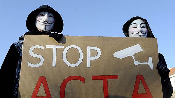 Protest przeciwko ACTA