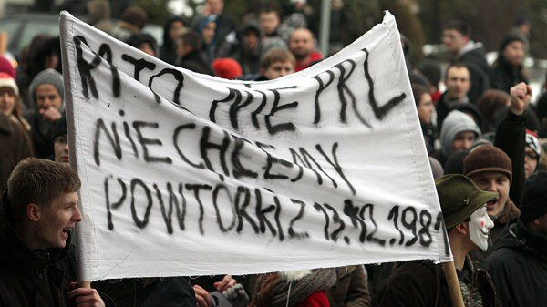 Protest w Kielcach