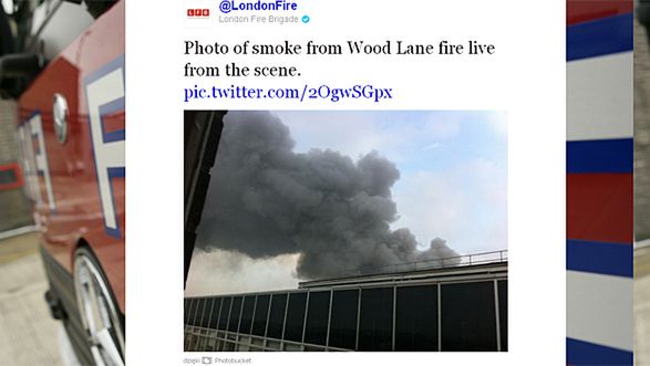 Pożar w zachodnim Londynie