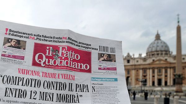 Dziennik "Il Fatto Quotidiano" z informacją, że papież "umrze w ciągu 12 miesięcy"
