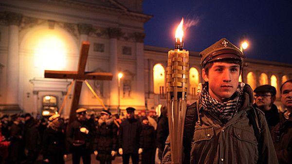 W uroczystości wzięli udział m.in. harcerze