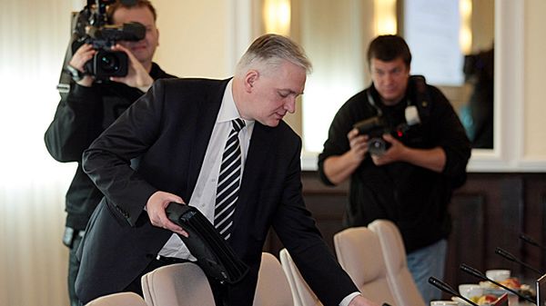 Minister sprawiedliwości Jarosław Gowin przed posiedzeniem rządu