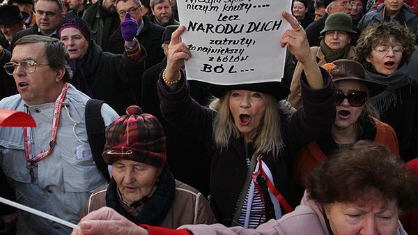 Marsz poparcia dla TV Trwam w Krakowie