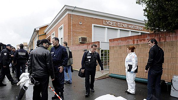 Policja na miejscu zdarzenia