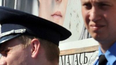 1 maja w Kijowie protestowano przeciwko uwięzieniu i biciu Julii Tymoszenko