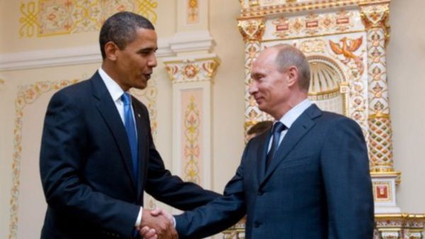 Barack Obama i Władimir Putin