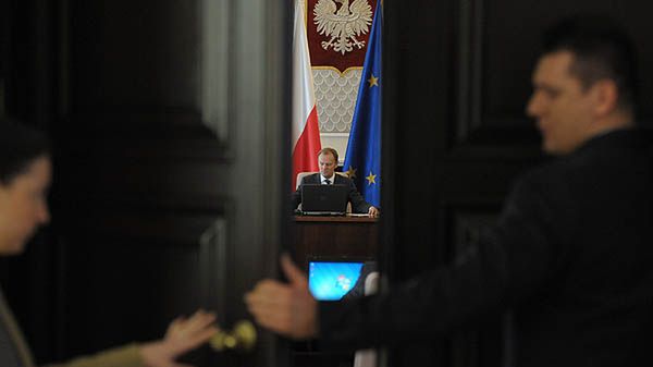 Donald Tusk przed posiedzeniem rządu