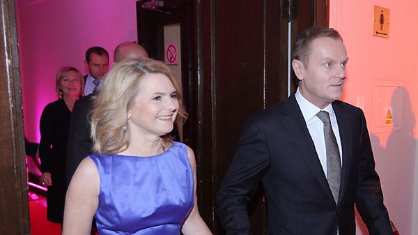 Premier Donald Tusk z małżonką Małgorzatą