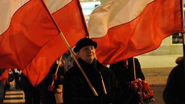 Uczestnicy Marszu Niepodległości i Solidarności