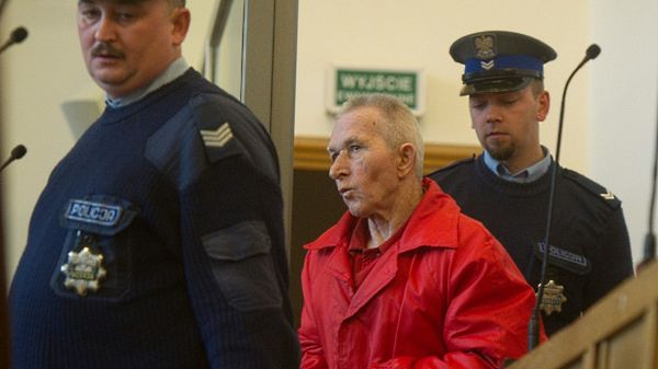 Ryszard Cyba na sali sądowej