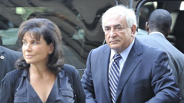 Dominique Strauss-Kahn z żoną Anne Sinclair