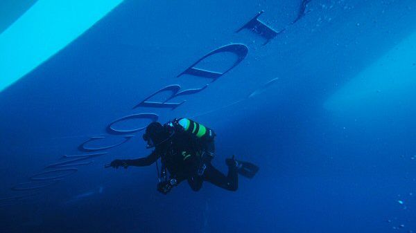 Concordia pod wodą