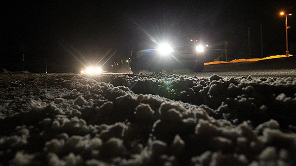 Warunki drogowe na "zakopiance" w Poroninie