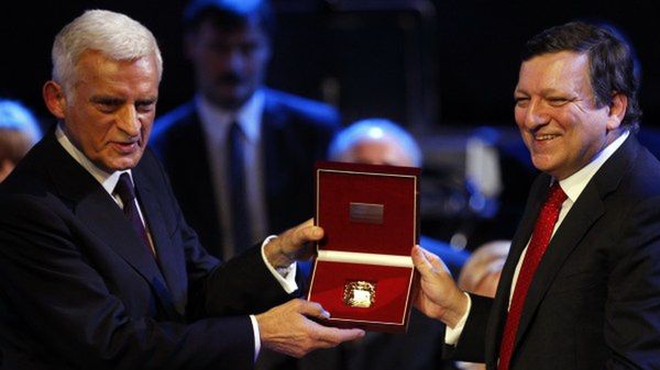 Jose Manuel Barroso odebrał w Zabrzu Diamentowy Laur Umiejętności i Kompetencji