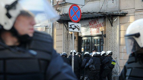 Lokal Krytyki Politycznej na Nowym Świecie w Warszawie, gdzie 11 listopada mieli zbierać się niemieccy antyfaszyści