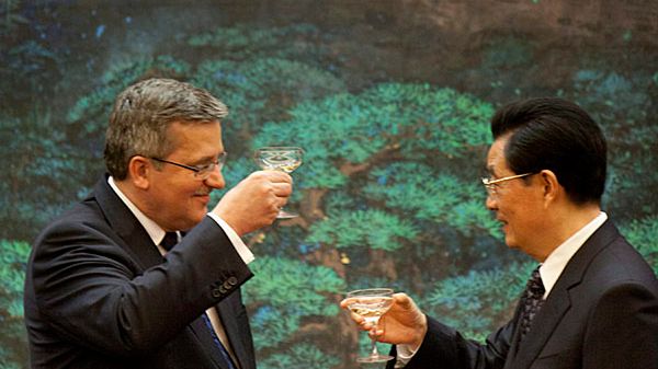 Bronisław Komorowski i prezydent Chin Hu Jintao