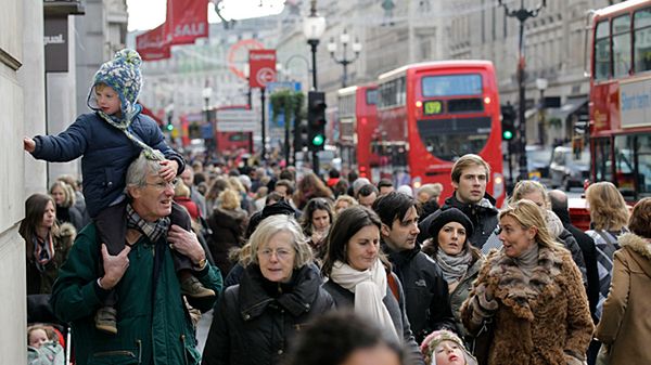 Na ulicach Londynu nie widać żadnego kryzysu
