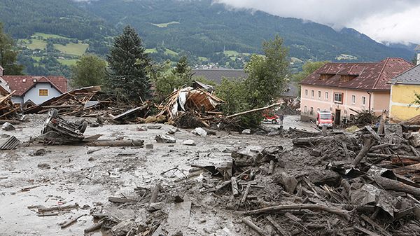 Styria po przejściu lawiny błotnej