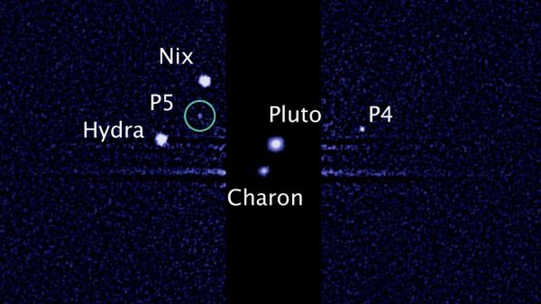 P5 na zdjęciach wykonanych przez teleskop Hubble&#8217;a