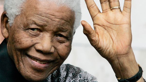 Nelson Mandela, zdjęcie z 2008 roku