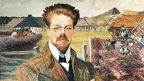 Portret Władysława Stanisława Reymonta (1905), pędzla Jacka Malczewskiego