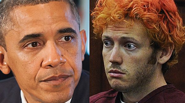 Barack Obama i James Holmes