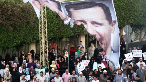 Protest przeciw syryjskiemu przywódcy zorganizowany w Libanie