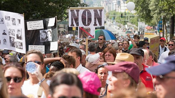 Demonstracja w Brukseli