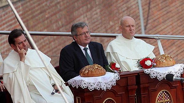 Prezydent RP Bronisław Komorowski podczas Jasnogórskich Dożynek