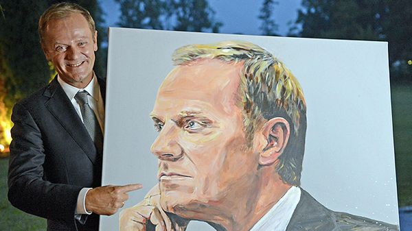 Donald Tusk odbiera Nagrodę Europejską
