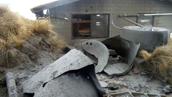 Warstwa wulkanicznego pyłu pokryła obszar w odległości wielu kilometrów