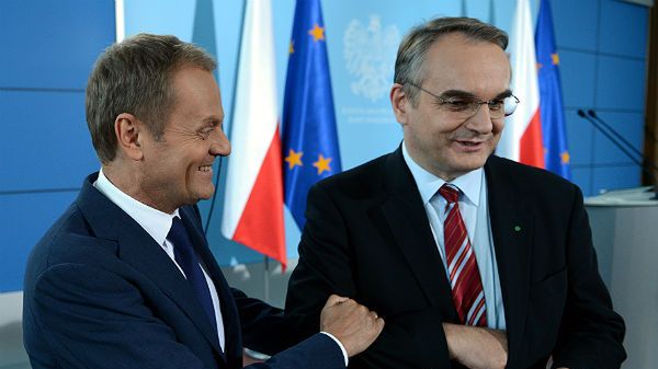 Premier Donald Tusk i wicepremier Waldemar Pawlak