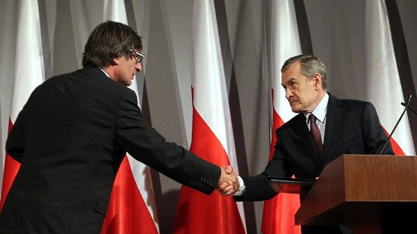 Profesor Piotr Gliński i Krzysztof Skowroński