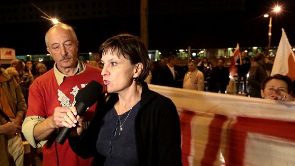 Przewodnicząca stowarzyszenia "Solidarni 2010" Ewa Stankiewicz