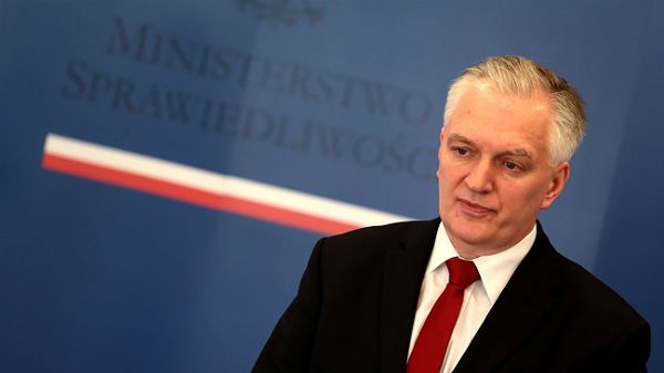 Minister sprawiedliwości Jarosław Gowin