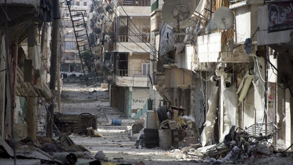 Zniszczenia w Aleppo